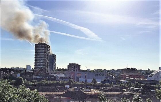 Grenfell Disaster Shines Spotlight on Fire Safety 2 Grenfell tower inferno smouldering