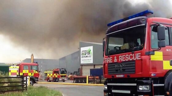 Why Do Recycling Centres Keep Catching Fire? 5 Mid Uk Recycling Fire