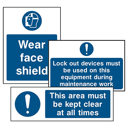Health & Safety Signs 13 Mandatory signs