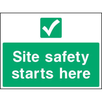 Site safety starts here