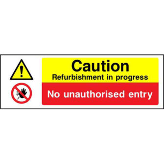 Caution Refurbishment in progress