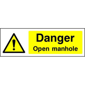 Danger Open manhole