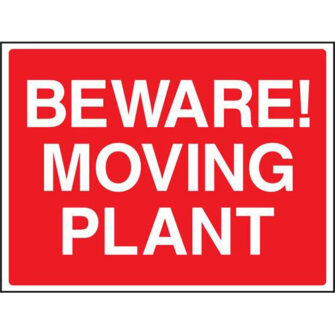 BEWARE! MOVING PLANT