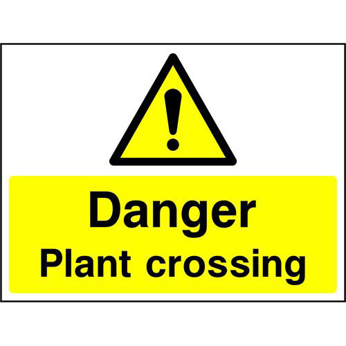 Danger Plant crossing 1 Danger Plant crossing