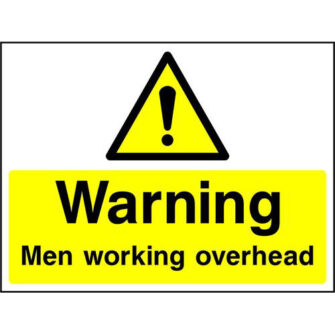 Warning Men working overhead