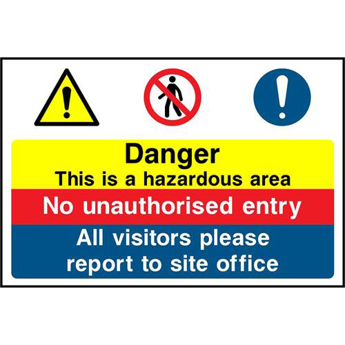 Danger Hazardous area 1 Danger Hazardous area