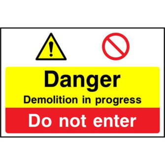 Danger Demolition in Progress