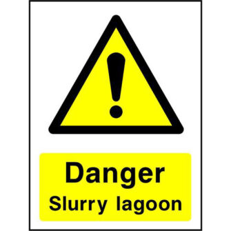 Danger Slurry lagoon