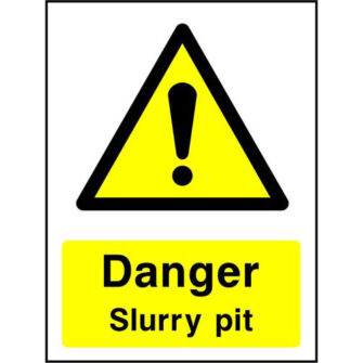 Danger Slurry pit