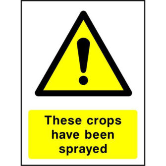 These crops have been sprayed