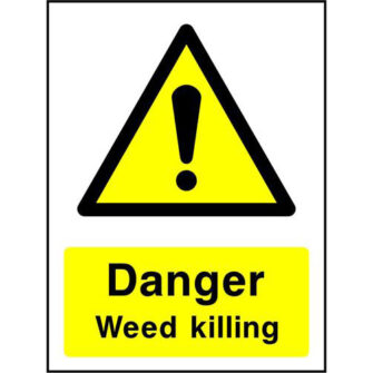 Danger Weed killing