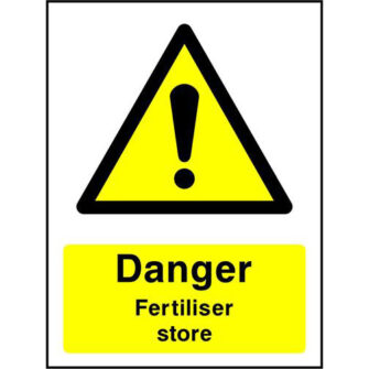 Danger Fertiliser store