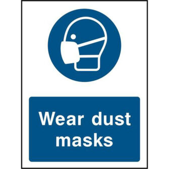 Wear dust masks