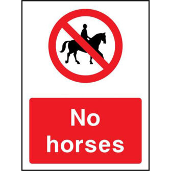 No horses