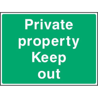 Private property Keep out
