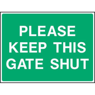 PLEASE KEEP THIS GATE SHUT