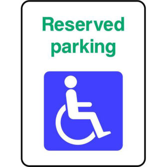 Reserved parking