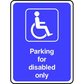 Parking for disabled only