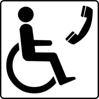 Wheelchair access to Phone