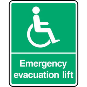 Emergency evacuation lift Disabled