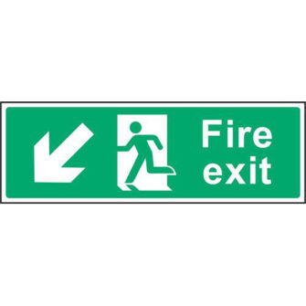Fire Exit down left