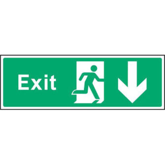 Exit down