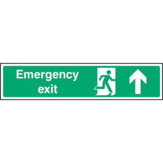 Emergency exit ahead
