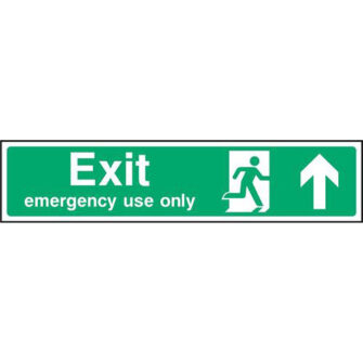Exit emergency use only (ahead)