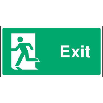 Exit with symbol (left)