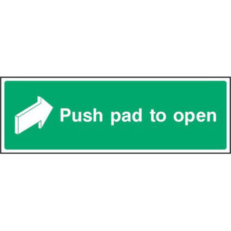 Push bar to open