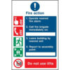 Fire List Sign Blue - Health & Safety Signs