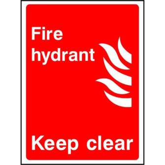 Fire hydrant Keep clear