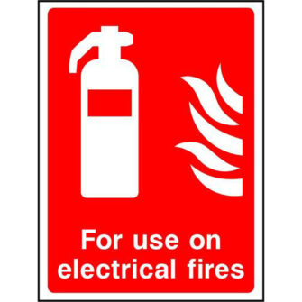 For use on electrical fires