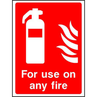 For use on any fire