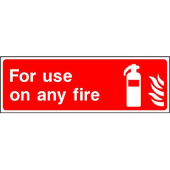 For use on any fire