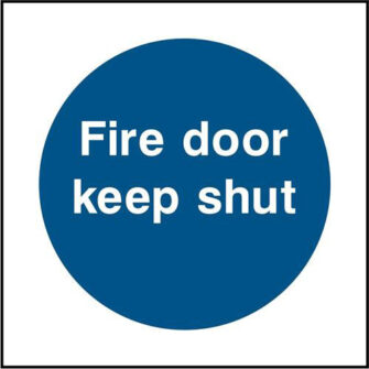 Fire door keep shut