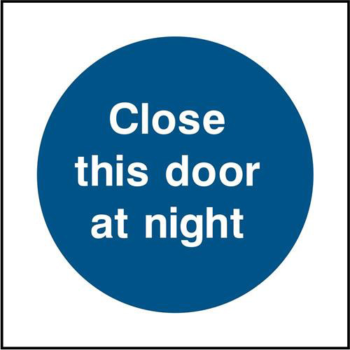 Close this door at night 1 Close this door at night