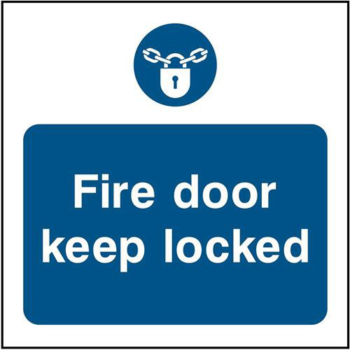 Fire door keep locked 1 Fire door keep locked