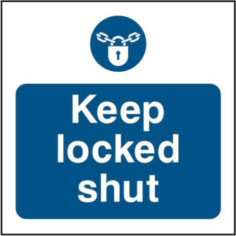 Keep locked shut