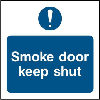 Smoke door keep shut