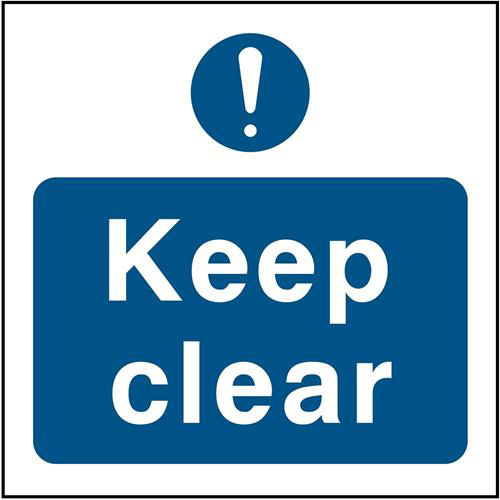 Keep clear 1 Keep clear