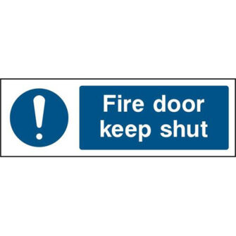 Fire door keep shut