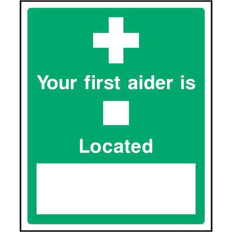 Your first aider is located (to complete)