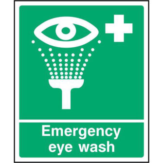 Emergency eye wash