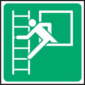 Emergency Escape with ladder (symbol only)
