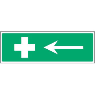 First aid symbol (left)