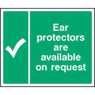 Ear protectors are available on request