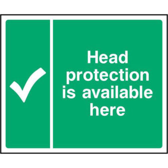 Head protection is available here