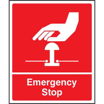 Emergency Stop (red)