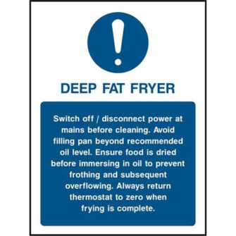 Deep Fat Fryer list of points